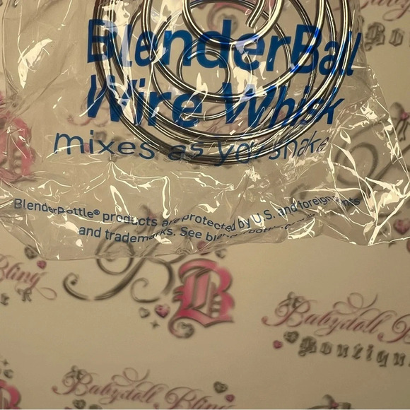 Blender ball  whiskers for food and drinks protein and more metal shareable stir - Picture 4 of 5